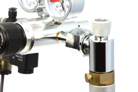 Australsk SodaStream SodaClub tilsluttet gasregulator