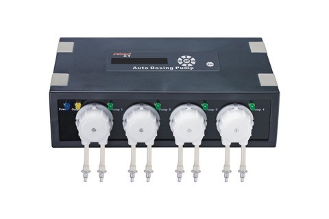 Aquarium gødning doseringspumpe 4 udløb