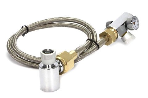 CGA 320 genopfyldningsadapter med forbindelsesslange