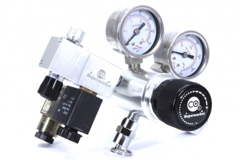 Ultimate-Pro Dual Stage CO2 Regulator og Solenoid