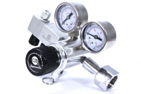Ultimate-Pro Dual Stage CO2 Regulator og Solenoid