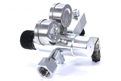 Ultimate-Pro Dual Stage CO2 Regulator og Solenoid