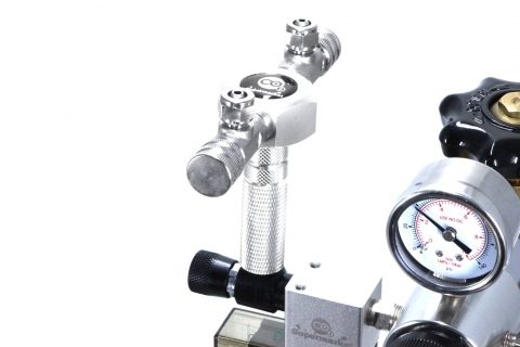 2-vejs CO2 splitter til akvariumregulator