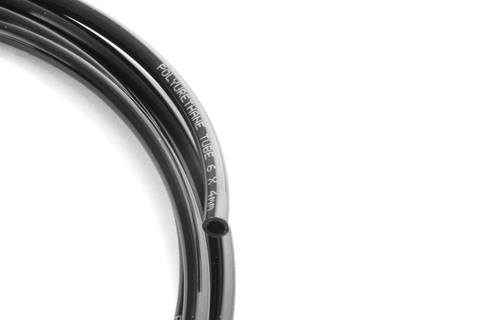 Foto af 4 / 6mm sort polyurethan slange
